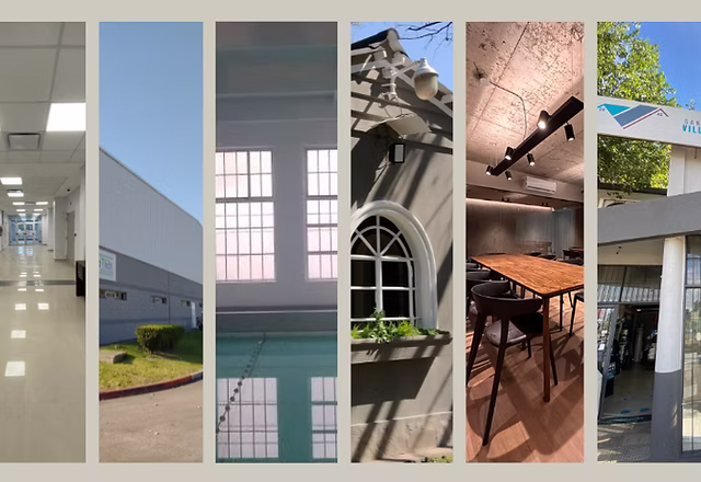 Pintura de fachada exterior siendo aplicada